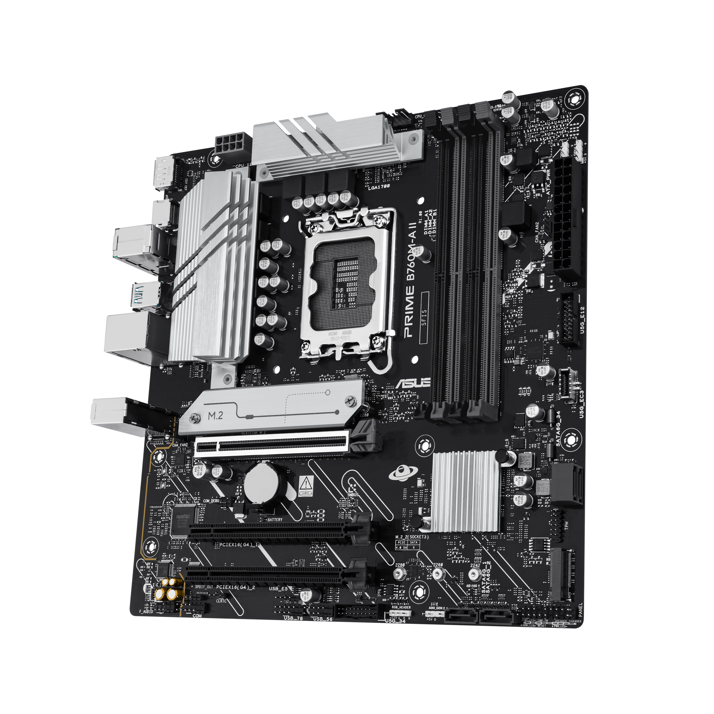 ASUS PRIME B760MA IICSM LGA 1700 mATX motherboard DDR5 PCIe 50 1xHDMI 1xDP 2xM2 4xSATA