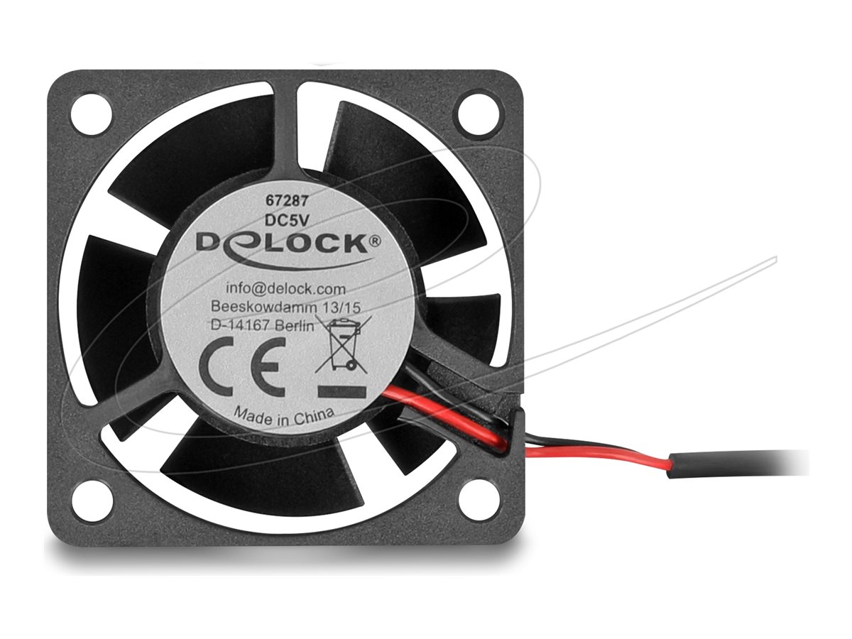 DELOCK Axiallufter 5 V DC 40 x 40 x 20mm schwarz
