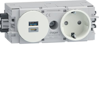 TEHA Steckdose GS16009016 1-fach USB A+C 15W C-Prof vw TEHA Steckdose GS16009016 1-fach USB A+C 15W C-Prof vw