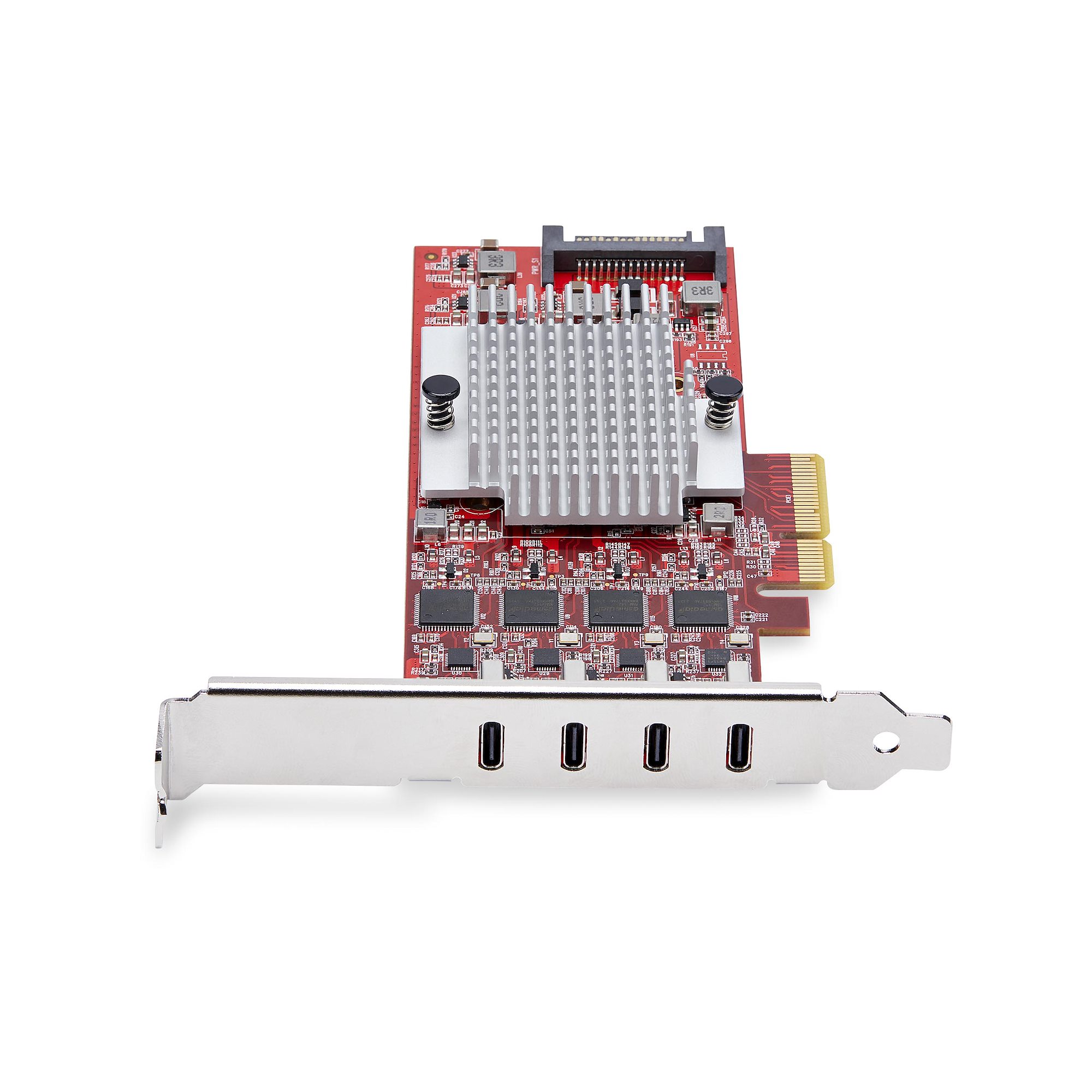 STARTECHCOM 4Port USBC 10Gbps PCIe Karte 4x Separate USB 32 Kontroller PCI Express 30 Standardprofil Bugel TAA
