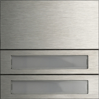 Gira Tastenmodul 5532920 2fach System 106 Edelstahl Gira Tastenmodul 5532920 2fach System 106 Edelstahl