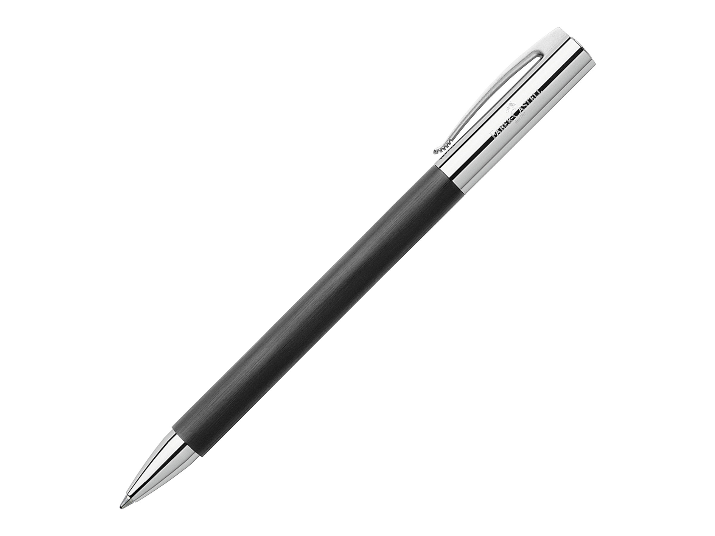 FABER-CASTELL Kugelschreiber AMBITION Edelharz schwarz, Schreibfarbe: schwarz, 1 St. FABER-CASTELL Kugelschreiber AMBITION Edelharz schwarz, Schreibfarbe: schwarz, 1 St.