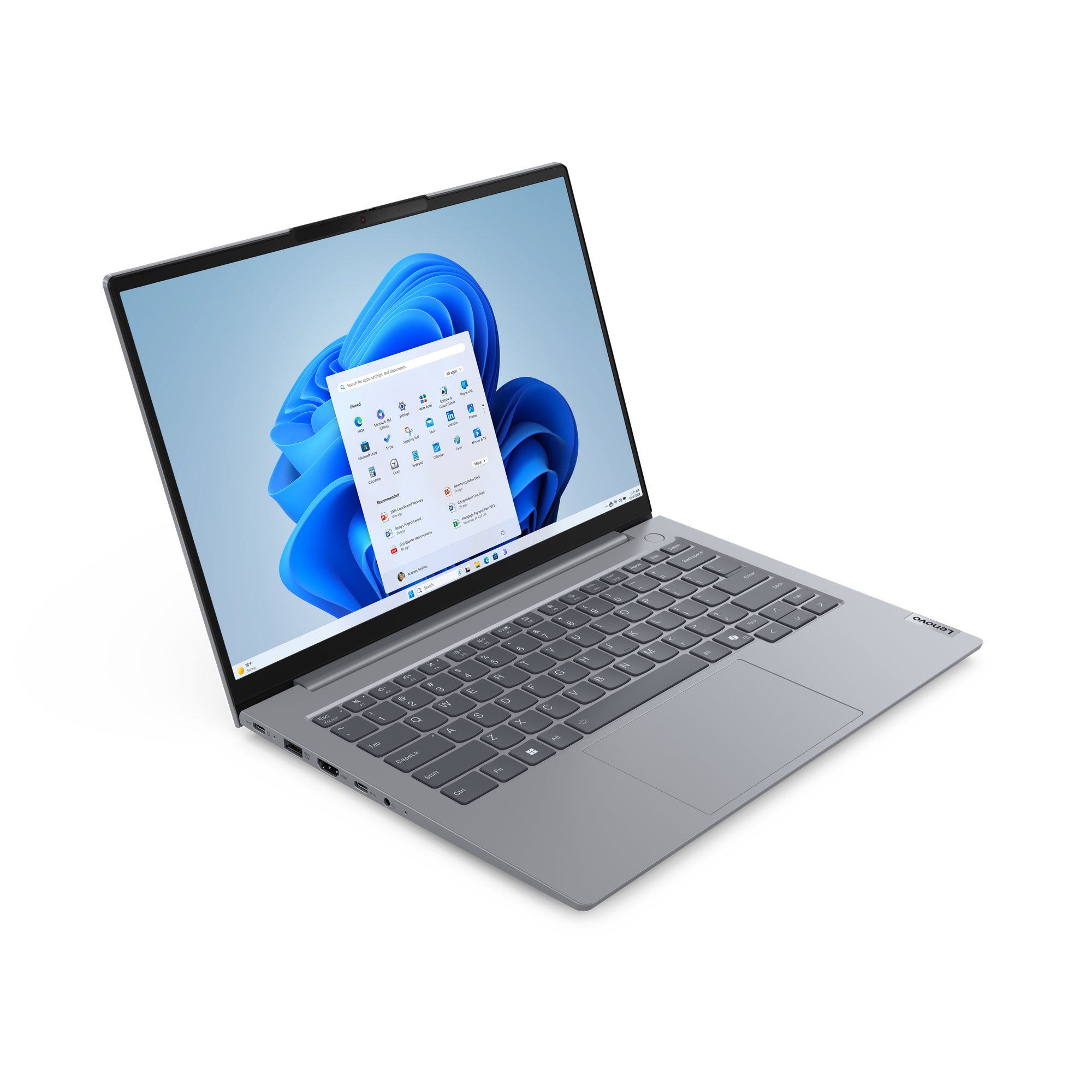 Lenovo Thinkbook 14 G7 21MV001HGE Laptop 36,6 cm 14,0 Zoll, 16 GB RAM, 512 GB SSD, AMD Ryzen 5 7535HS