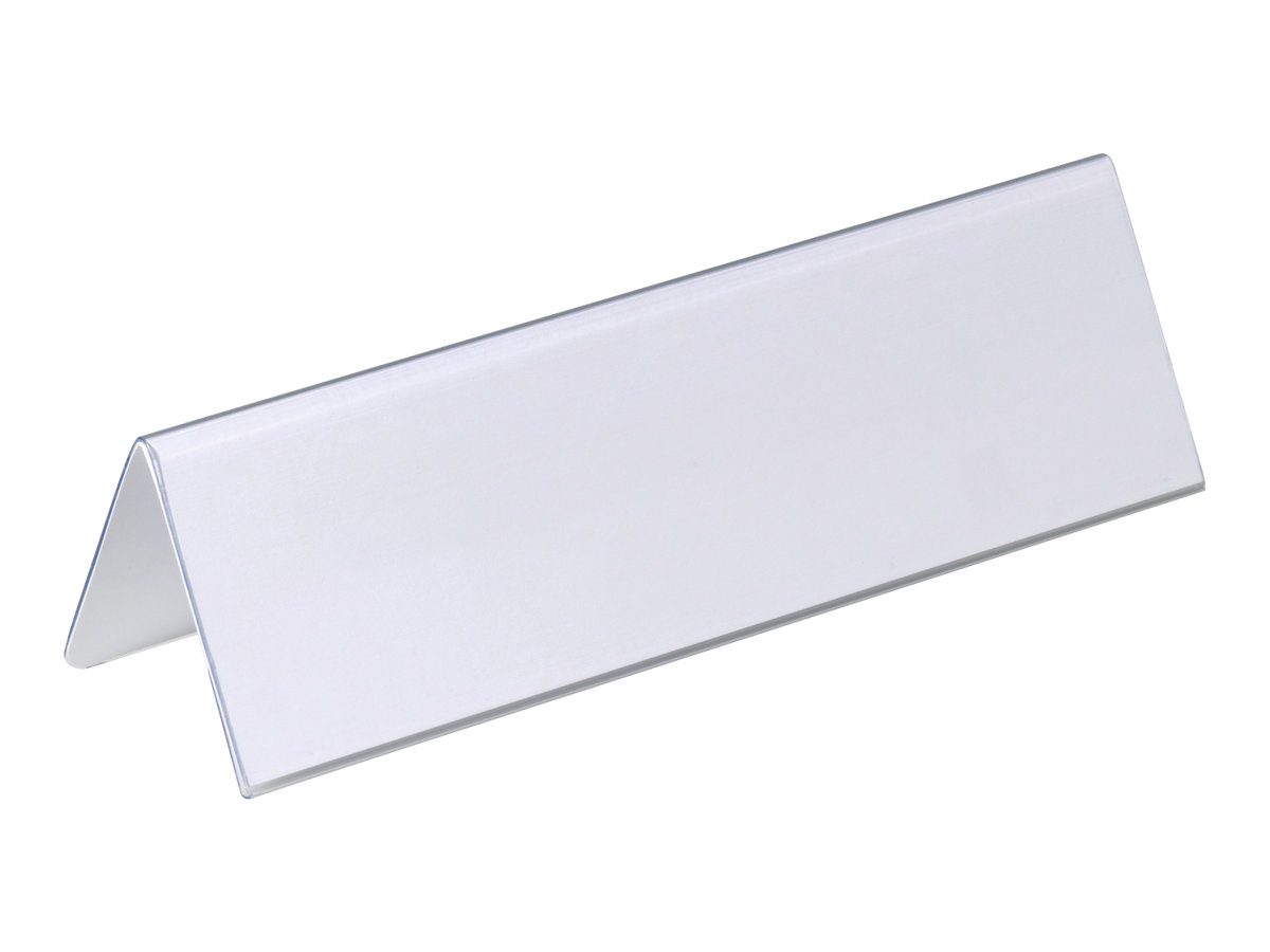 DURABLE Tischnamensschilder 8052-19 transparent 21,0 x 6,1 cm, 25 St. DURABLE Tischnamensschilder 8052-19 transparent 21,0 x 6,1 cm, 25 St.