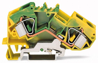 Wago 2 Leiter Schutzleiterklemme 783-607 16qmm gruen-gelb