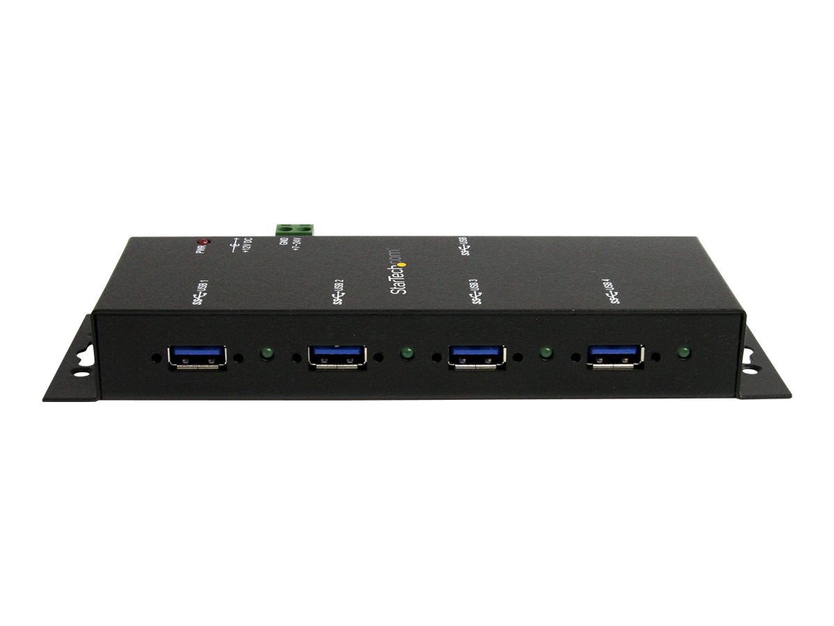STARTECH.COM Mountable 4-Port Rugged Industrial USB 3.0 SuperSpeed Hub