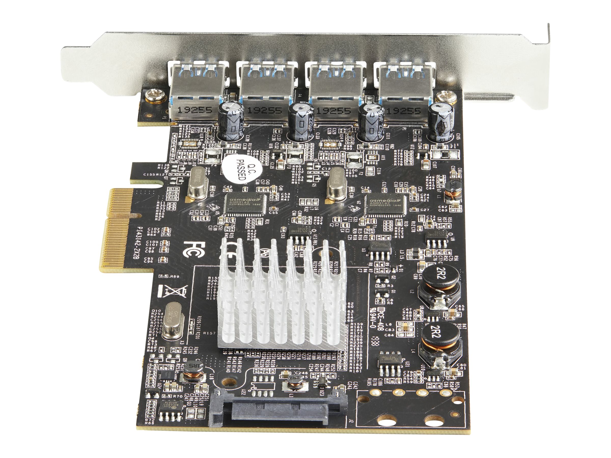 STARTECH.COM 4-Port USB 3.2 Gen 2 PCIe Karte - USB-A SuperSpeed 10Gbit/s PCI Express 3.0 x2 Host-Controller-Karte - USB Typ A