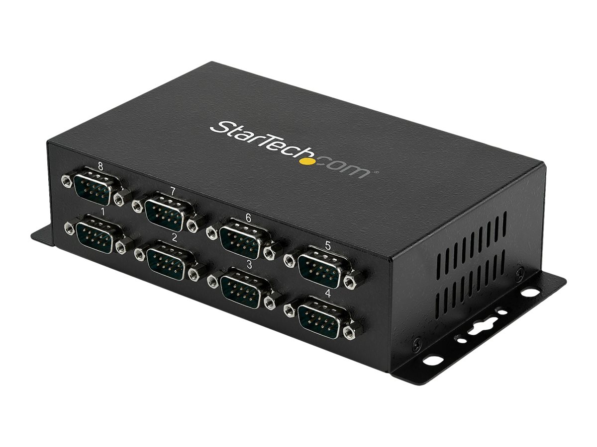STARTECH.COM 8 Port USB auf Seriell RS-232 Adapter Hub - DIN-Schienen und Wandmontage fähig - USB zu RS232 DB9 Konverter STARTECH.COM 8 Port USB auf Seriell RS-232 Adapter Hub - DIN-Schienen und Wandmontage fähig - USB zu RS232 DB9 Konverter