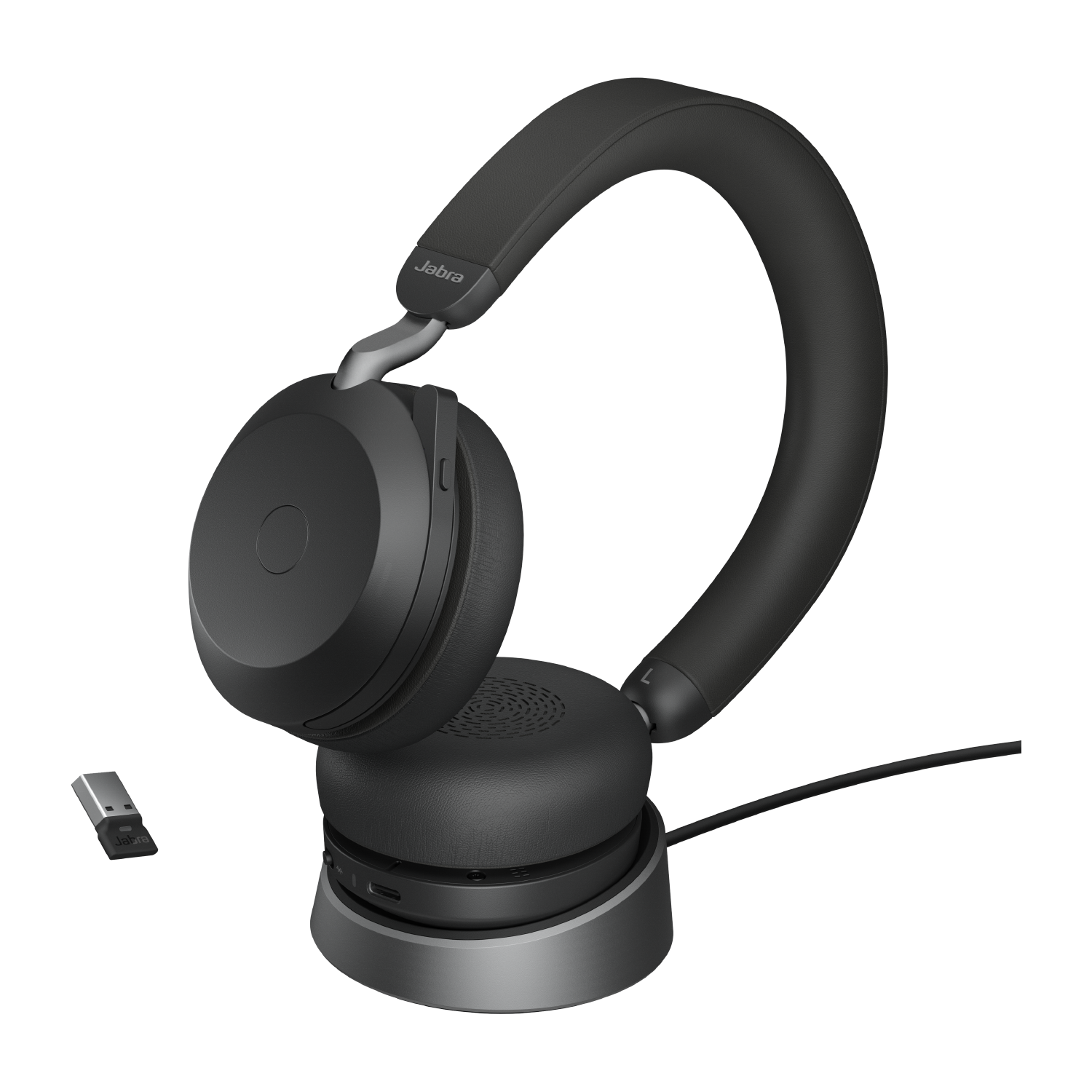 Jabra Evolve2 75 Over-Ear Ladestation