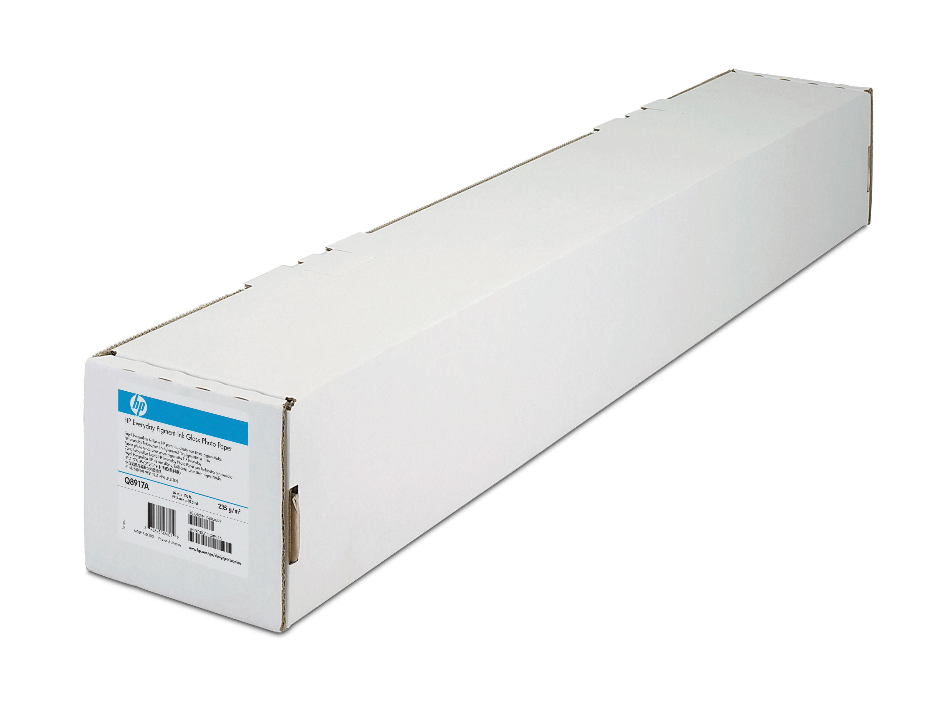 HP Coated heavyweight paper white inkjet 130gm2 610mm x 305m 1 roll 1pack