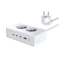 4smarts Desk Charger GaN 65W mit AC-Steckdosen, weiss