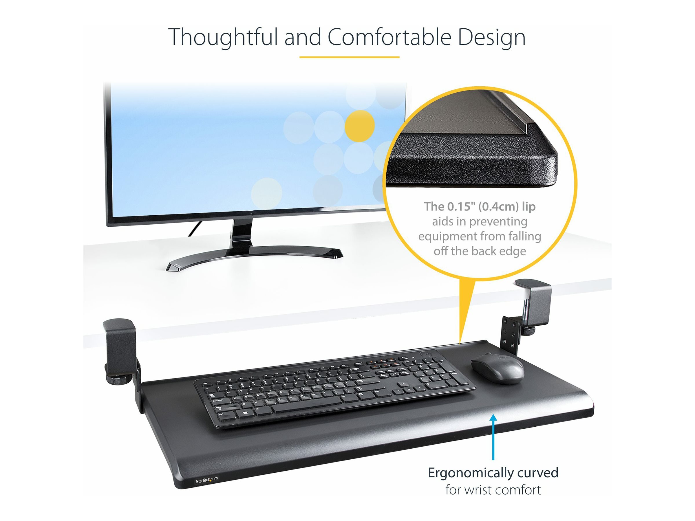 STARTECH.COM Untertisch Ausziehbare Tastaturablage Höhenverstellbare Tastaturhalterung mit Tischklemmen bis zu 12kg Tastaturauszug STARTECH.COM Untertisch Ausziehbare Tastaturablage Höhenverstellbare Tastaturhalterung mit Tischklemmen bis zu 12kg Tastaturauszug