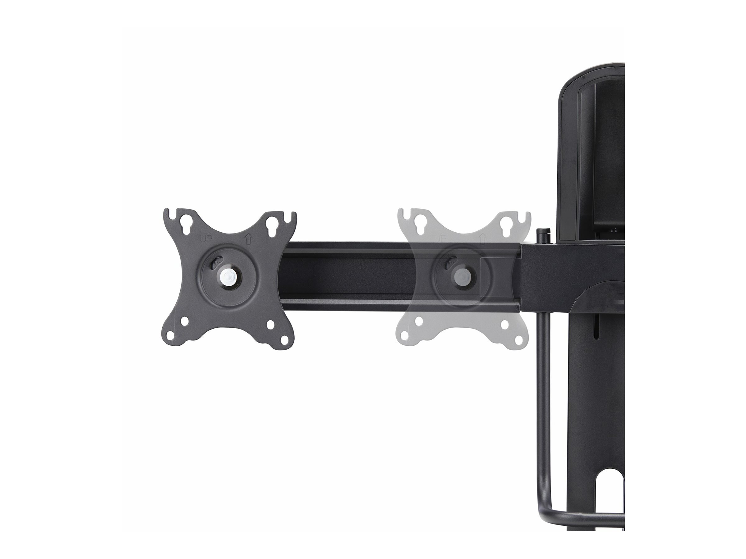 STARTECH.COM Monitorstaender fur 2monitore Monitorarm fur 27 Displays Tragkraft 12kg Hoehenverstellbare Monitorhalterung