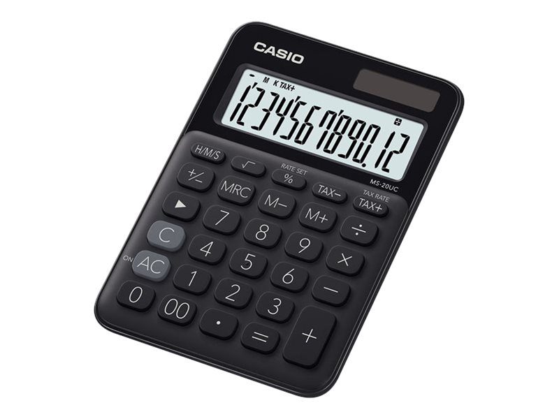 CASIO MS-20UC Tischrechner schwarz CASIO MS-20UC Tischrechner schwarz