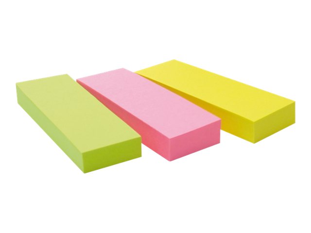 3M Post-it 671-3 farbsortiert 25 x 76 mm 300 Blatt