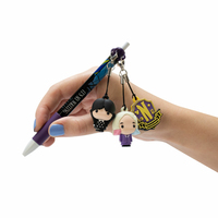 BlueSky Kugelschreiber Wednesday Mini Pen Pals schwarz, Schreibfarbe schwarz, 1 St