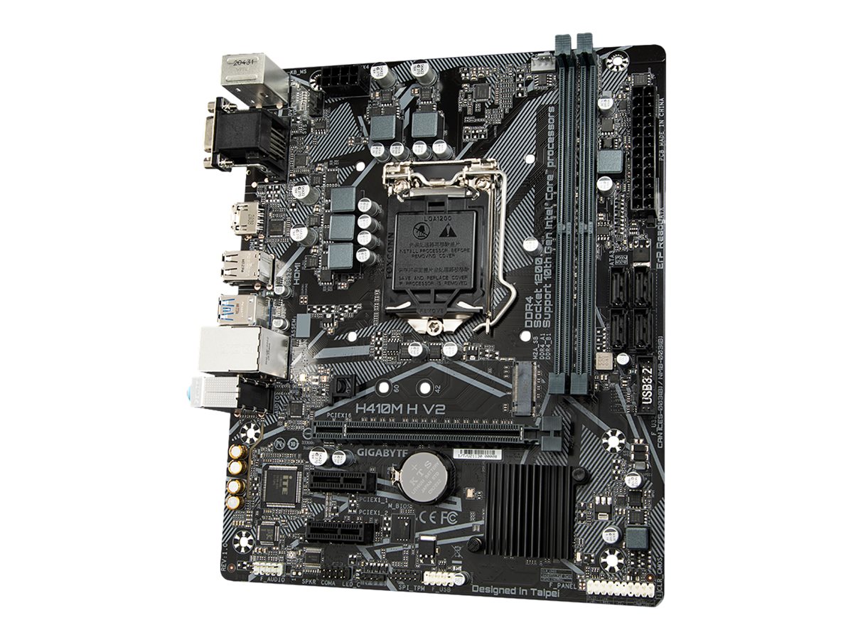 GIGABYTE H410M H V2 LGA 1200 DDR4 1xM.2 4xSATA mATX MB