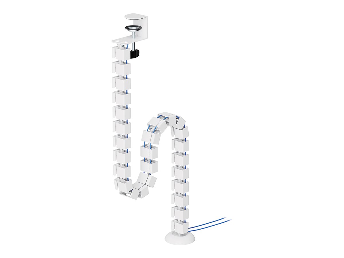 NEOMOUNTS Cable Spine Organizer for sitstand desk frames clamp mounted white