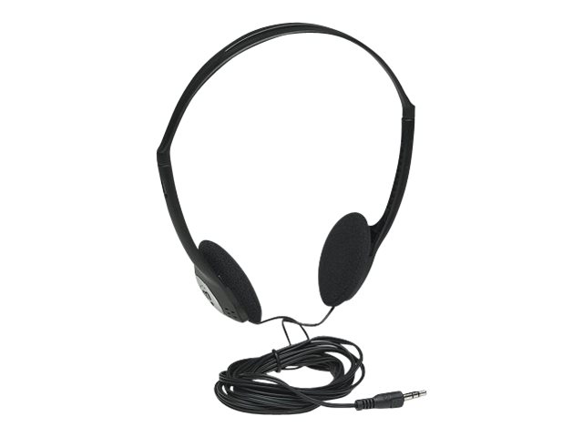 MANHATTAN Stereo Kopfhoerer Ultraleicht mit verstellbarem Kopfbuegel Leichter Anschluss mit 3,5 mm Stereo-Klinkenstecker
