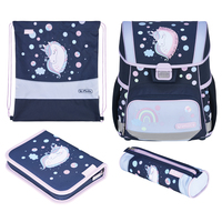 herlitz Schulranzen-Set Loop Plus Unicorn Dreams Kunstfaser gruen herlitz Schulranzen-Set Loop Plus Unicorn Dreams Kunstfaser gruen