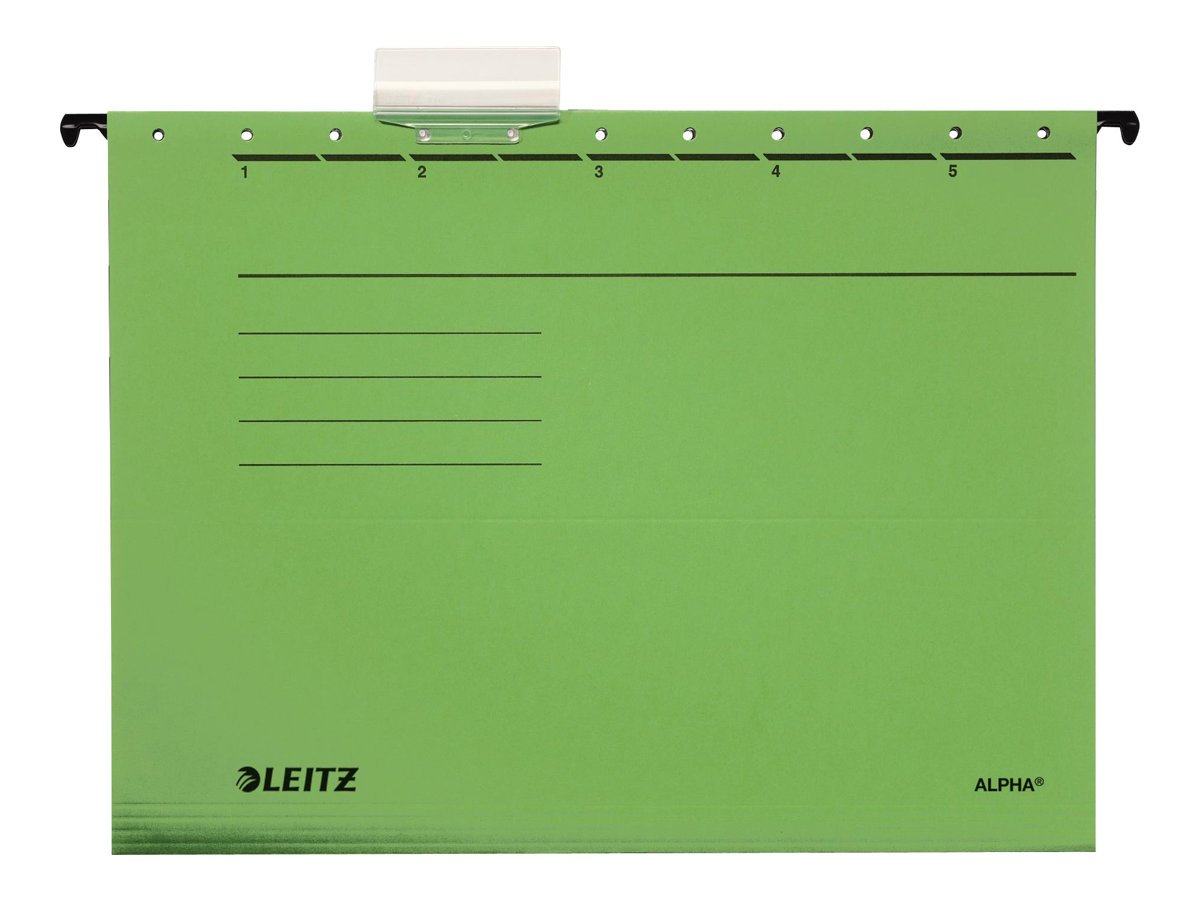 5 LEITZ Haengemappen ALPHA® 1985 gruen