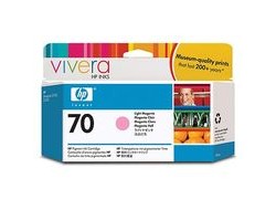 HP 70 original Ink cartridge C9455A light magenta standard capacity 130ml 1-pack with Vivera Ink cartridge HP 70 original Ink cartridge C9455A light magenta standard capacity 130ml 1-pack with Vivera Ink cartridge