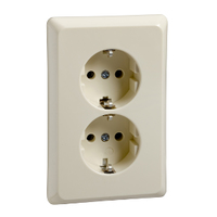 Elso Steckdose 515400 2fach 16A RENOVIERUNG perlweiß Elso Steckdose 515400 2fach 16A RENOVIERUNG perlweiß