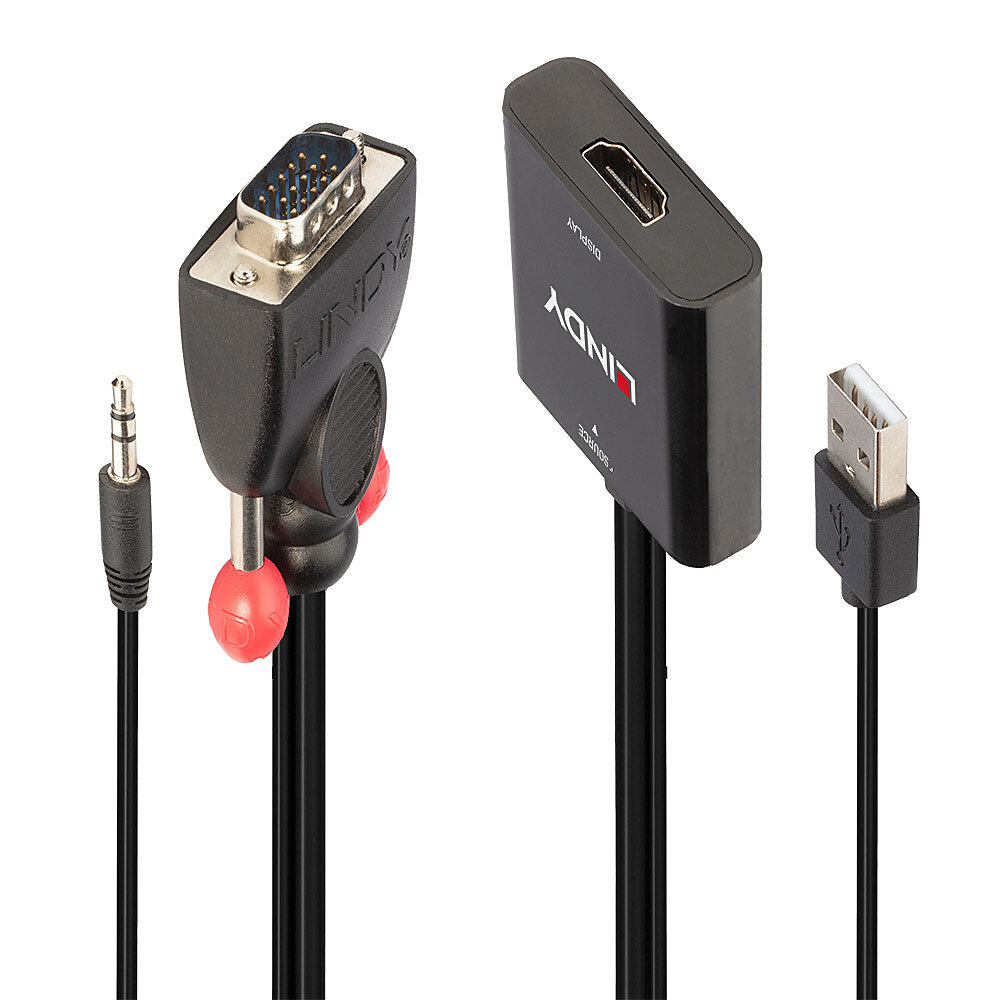 LINDY VGA & Audio an HDMI Konverter
