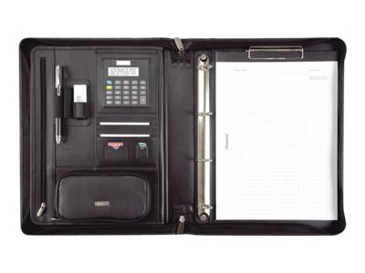 Alassio Ringbuchmappe BOSA Leder DIN A4 schwarz Alassio Ringbuchmappe BOSA Leder DIN A4 schwarz