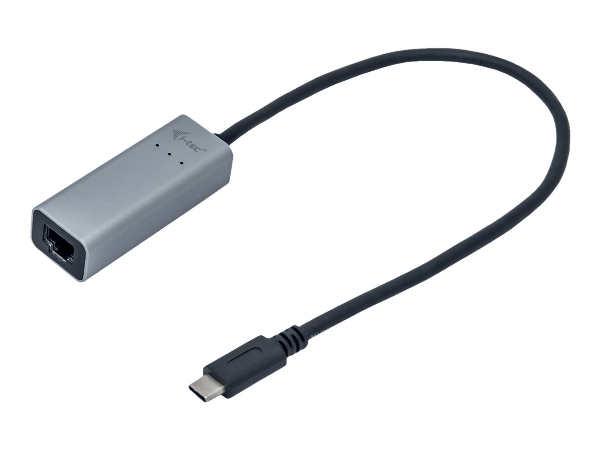 I-TEC USB-C Metal 2.5Gbps Ethernet Adapter 1x USB-C auf RJ-45 LED-Anzeige kompatible mit Thunderbolt 3 I-TEC USB-C Metal 2.5Gbps Ethernet Adapter 1x USB-C auf RJ-45 LED-Anzeige kompatible mit Thunderbolt 3