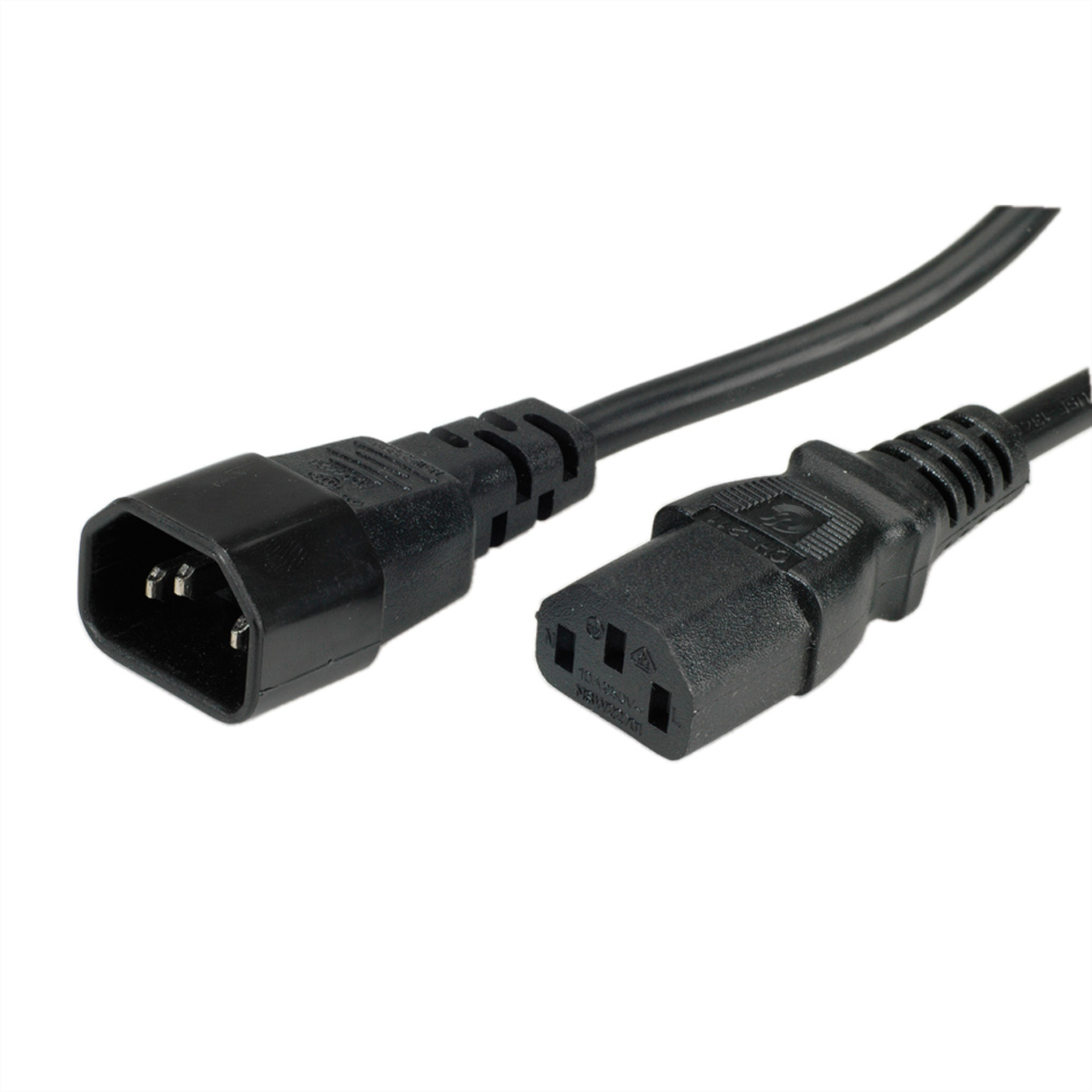 VALUE Apparate-Verbindungskabel IEC 320 C14 - C13 schwarz 3m VALUE Apparate-Verbindungskabel IEC 320 C14 - C13 schwarz 3m