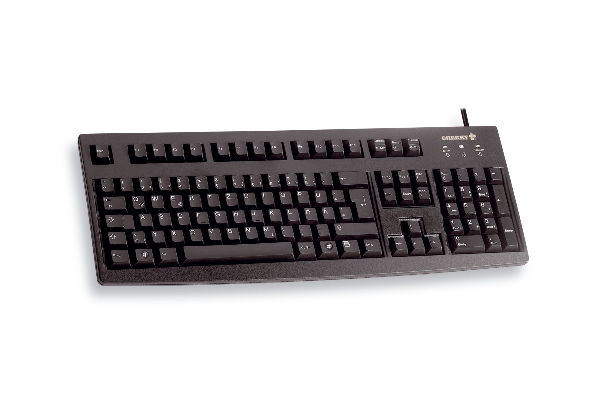 CHERRY G836105 Tastatur kabelgebunden schwarz