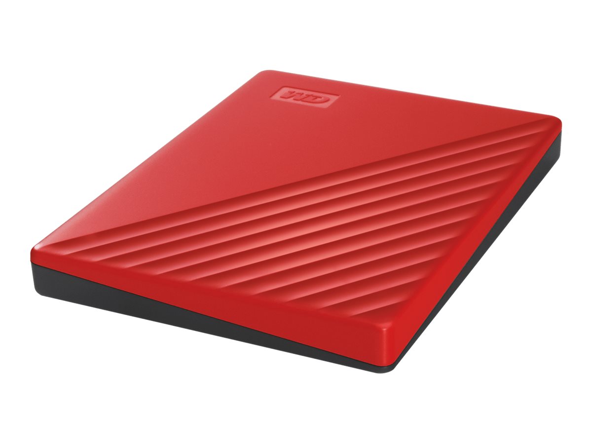Western Digital My Passport 2 TB externe HDD-Festplatte rot, schwarz