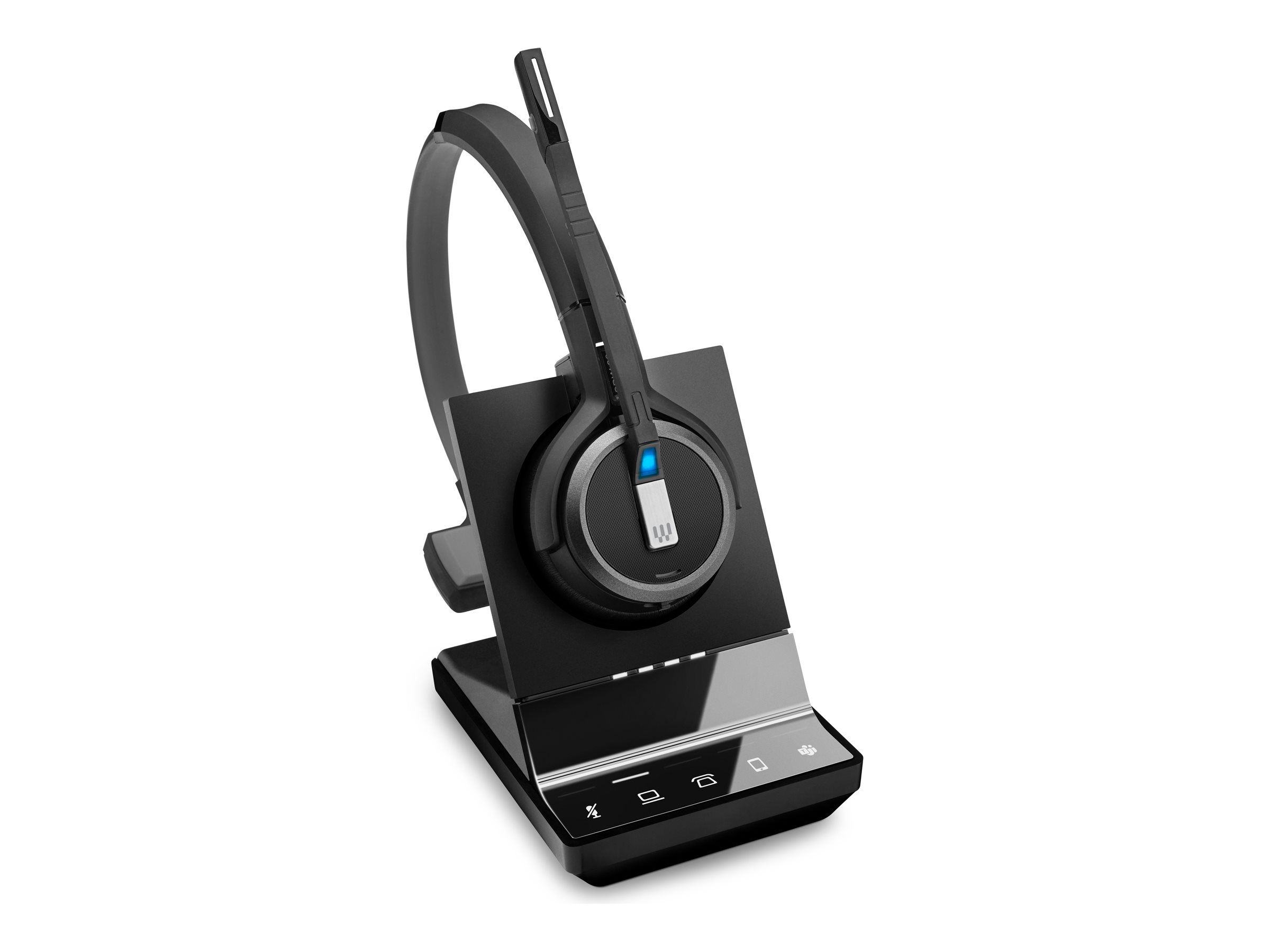EPOS IMPACT SDW 5036T EU/UK/AUS Mono USB DECT-GAP Headset fuer Tischtelefon PC Mobiltelefon inkl. BT Dongle Teams zertifiziert