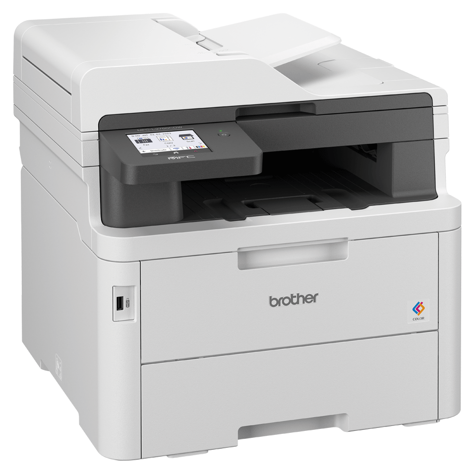 brother MFCL3760CDW 4 in 1 FarblaserMultifunktionsdrucker grau