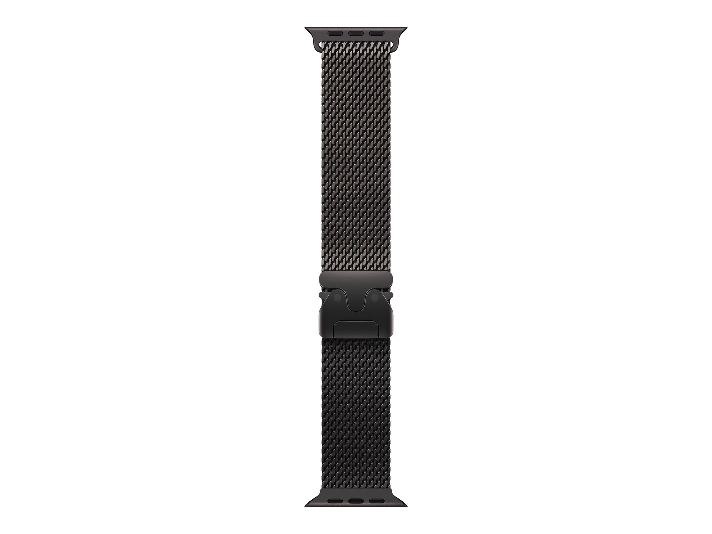 Titan Milanaise Armband, Schwarz, 49mm, Medium