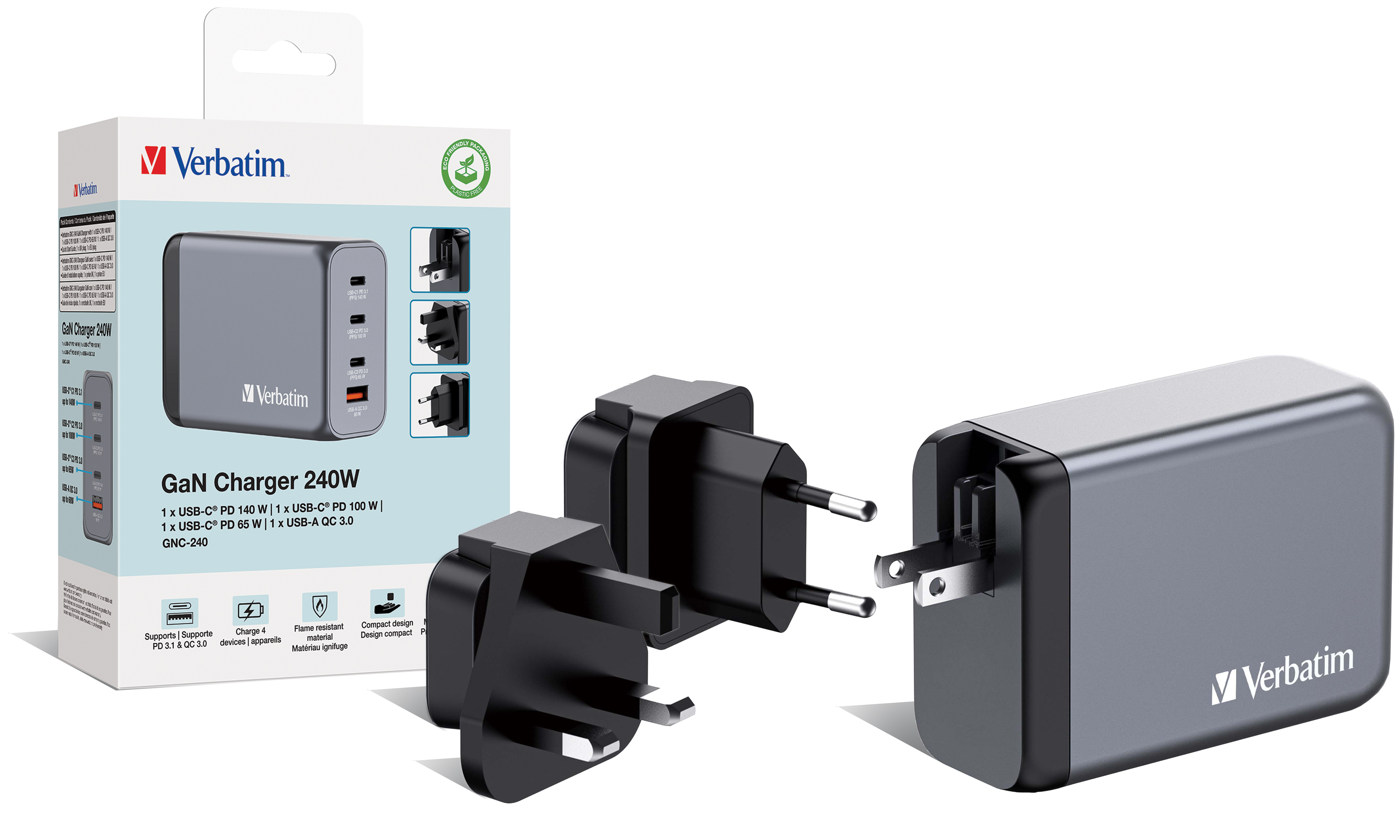 32205 VERBATIM GNC240 USB Ladegeraet