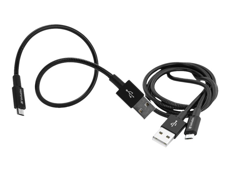 Verbatim Mikro-USB Sync- und Ladekabel 100 cm und 30 cm schwarz(2er Pack) Verbatim Mikro-USB Sync- und Ladekabel 100 cm und 30 cm schwarz(2er Pack)