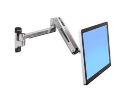 ERGOTRON LX HD SitStand Wall Mount LCD Arm max 13,6kg anheben 51cm neigen 80 Grad schwenken 360 Grad drehen 90 Grad