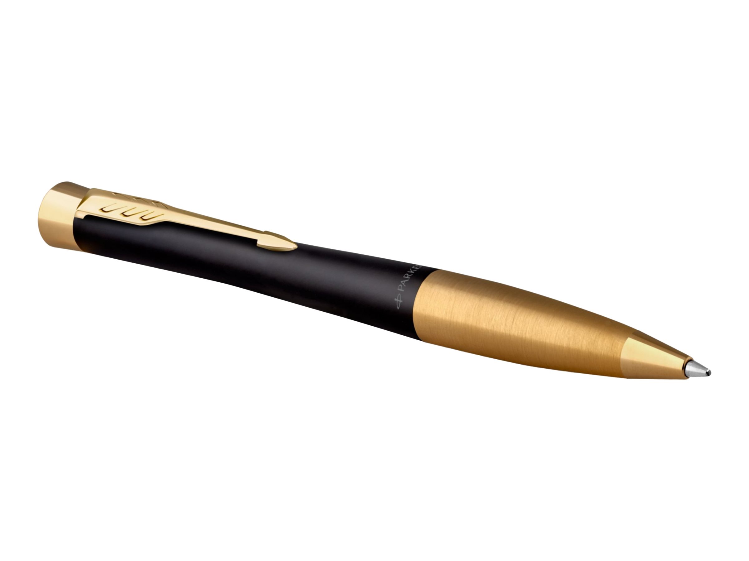 Parker 2143640 Urban Twist-Kugelschreiber, Mattschwarz mit goldenen Zierteilen