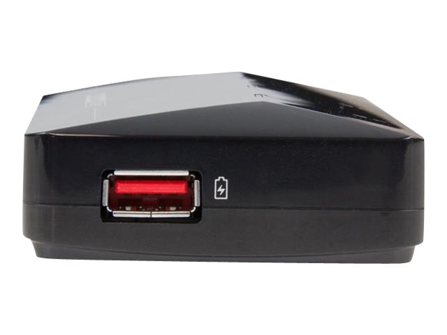 STARTECH.COM 4 Port USB 3.0 Hub plus dedizierter Ladeanschluss - 1 x 2.4 A Port - Desktop USB Hub und Schnelllade Station