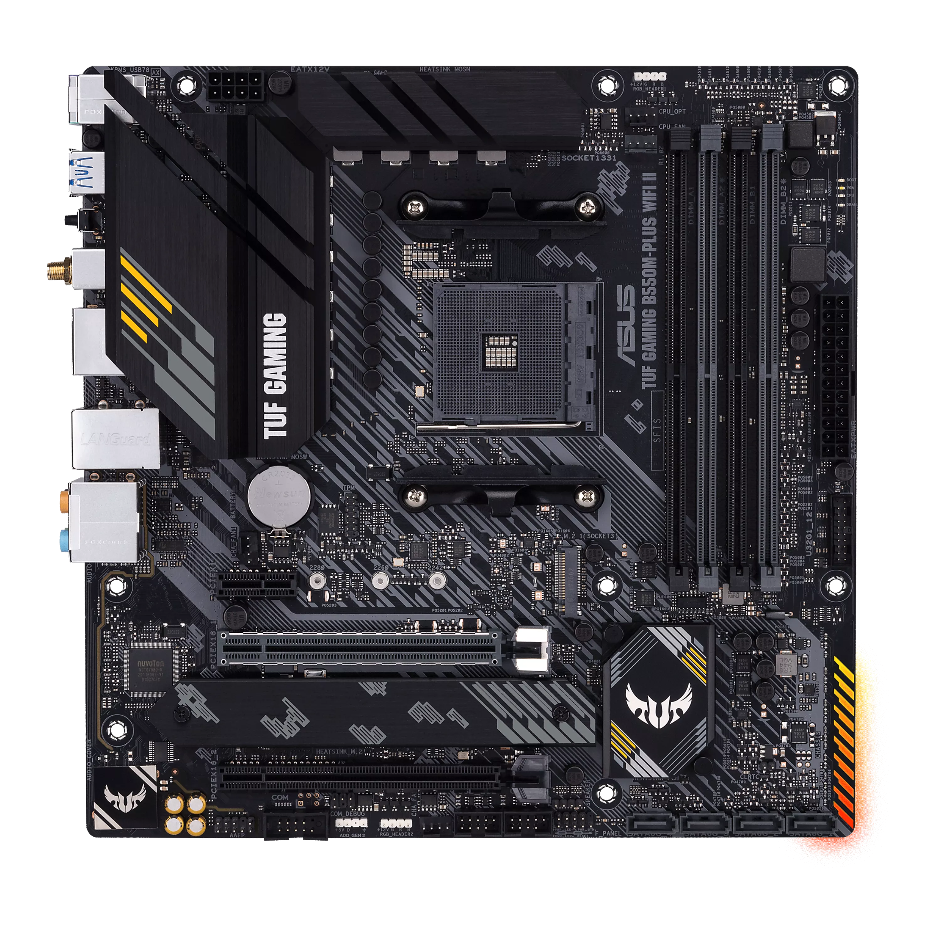 ASUS TUF GAMING B550MPLUS WIFI II AM4 Socket 4x4DDR 1xHDMI 1xDP 2xM2