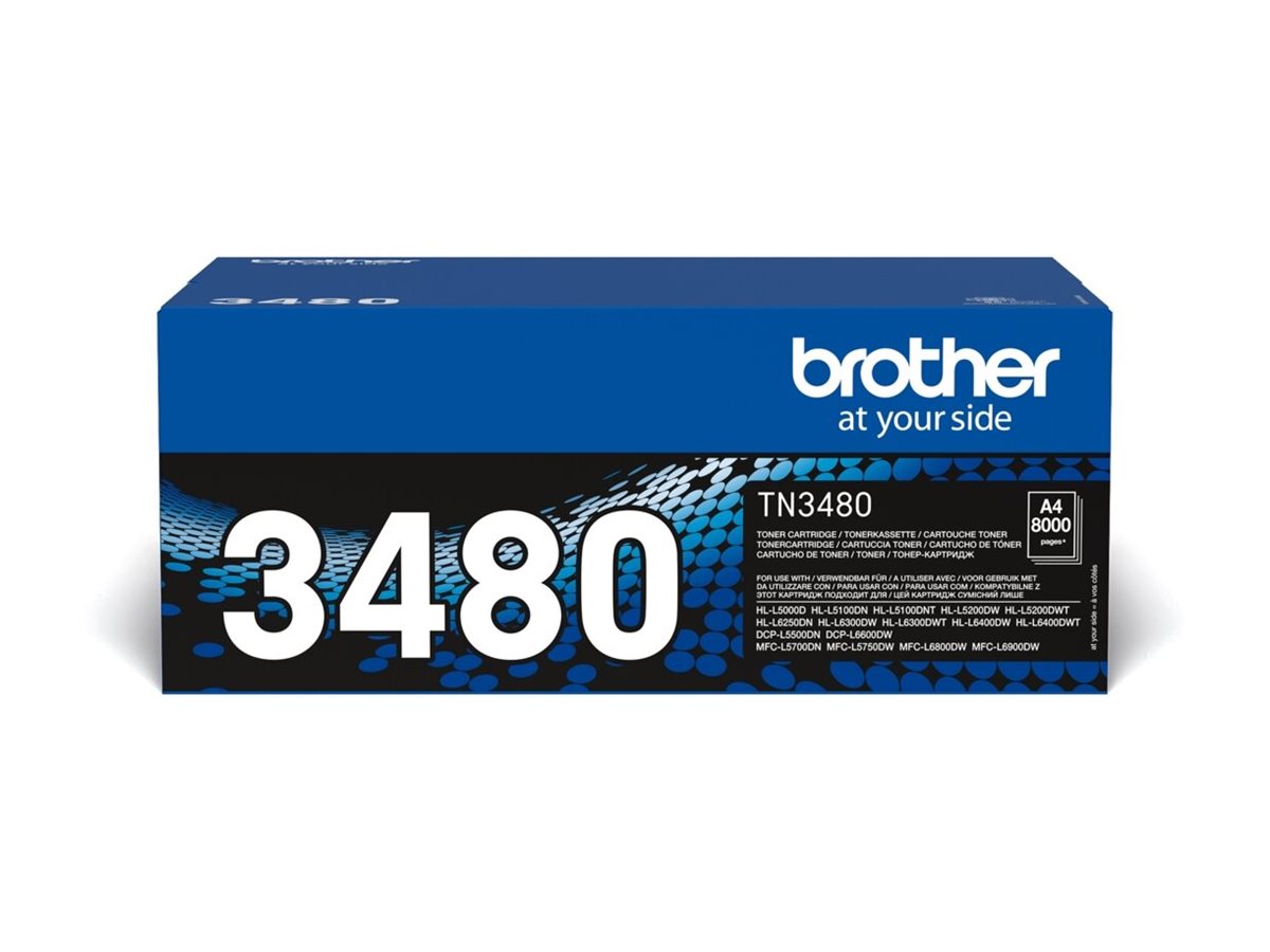 TN3480 BROTHER DCP Toner black HC 8000 TN3480 BROTHER DCP Toner black HC 8000