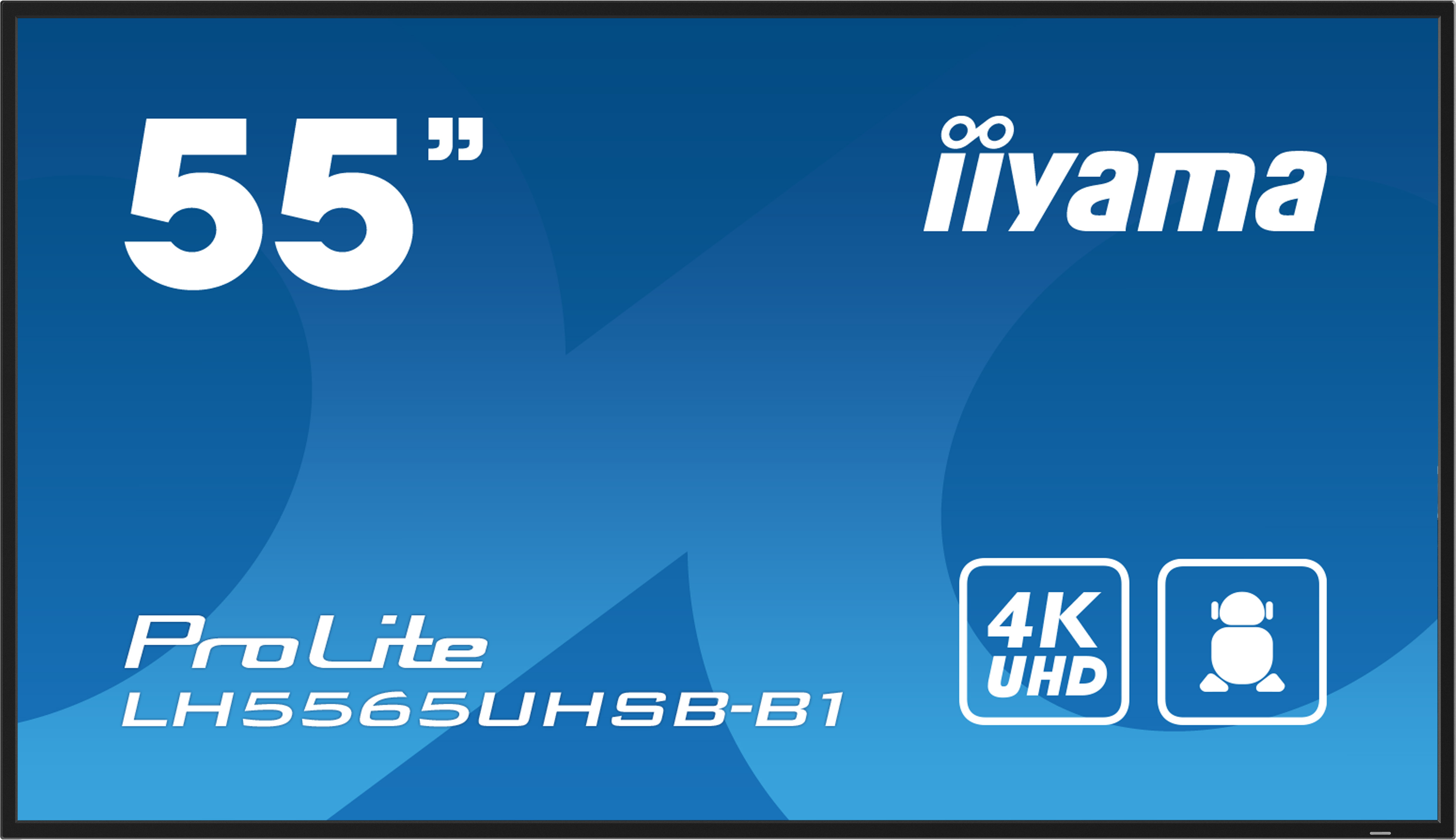 IIYAMA LH5565UHSBB1 139,7cm 55Zoll 3840x2160 UHD VA panel 800cdm2 12001 Static Contrast 8ms Landscape or Portrait mode