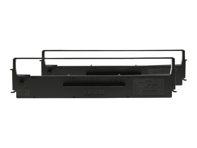 EPSON LX-350/300+/300+II Tintenband schwarz 2 x4.000.000 char. 2er-Pack