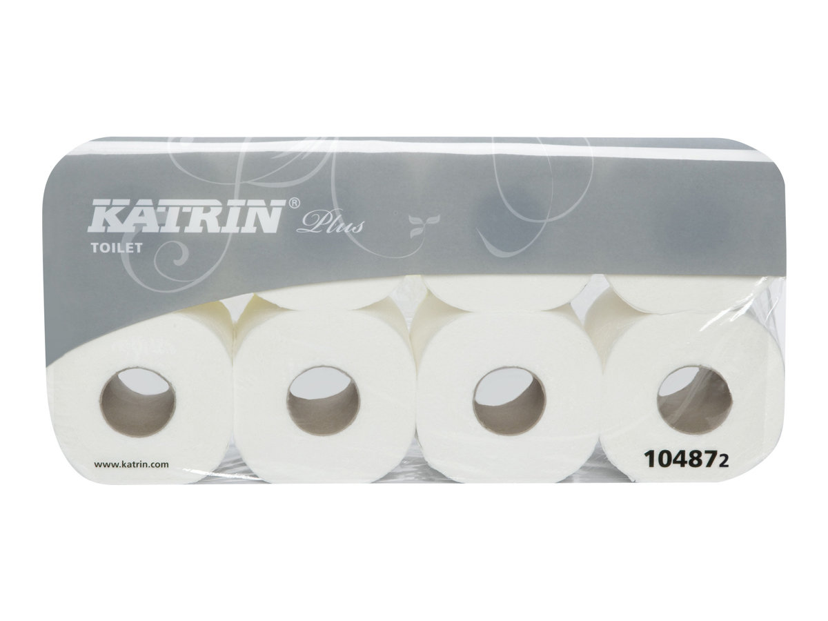 KATRIN Toilettenpapier 250 LONG 3-lagig Recyclingpapier, 48 Rollen KATRIN Toilettenpapier 250 LONG 3-lagig Recyclingpapier, 48 Rollen