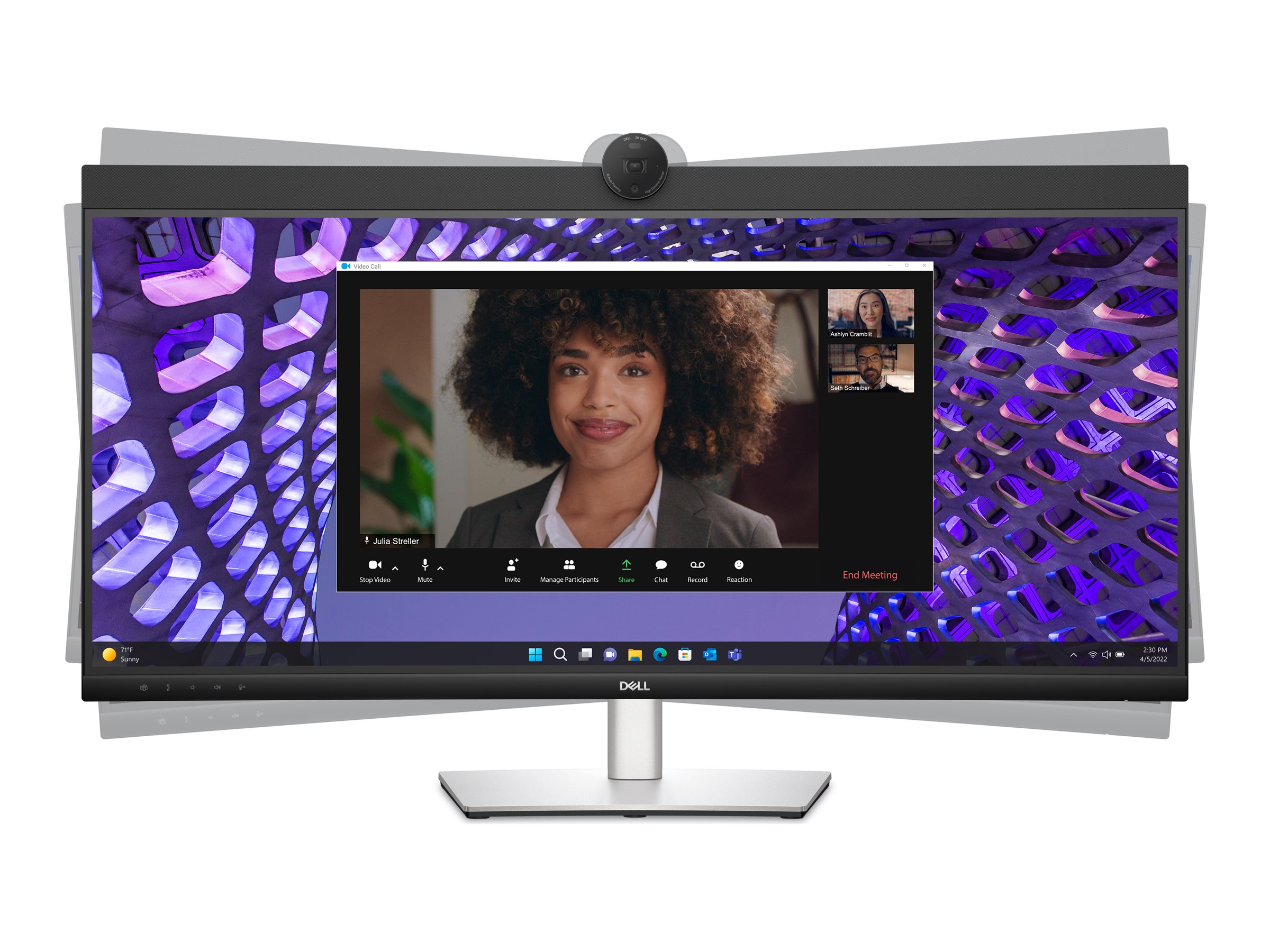 Dis 34 Dell P3424WEB Conferencing Curved WQHD IPS