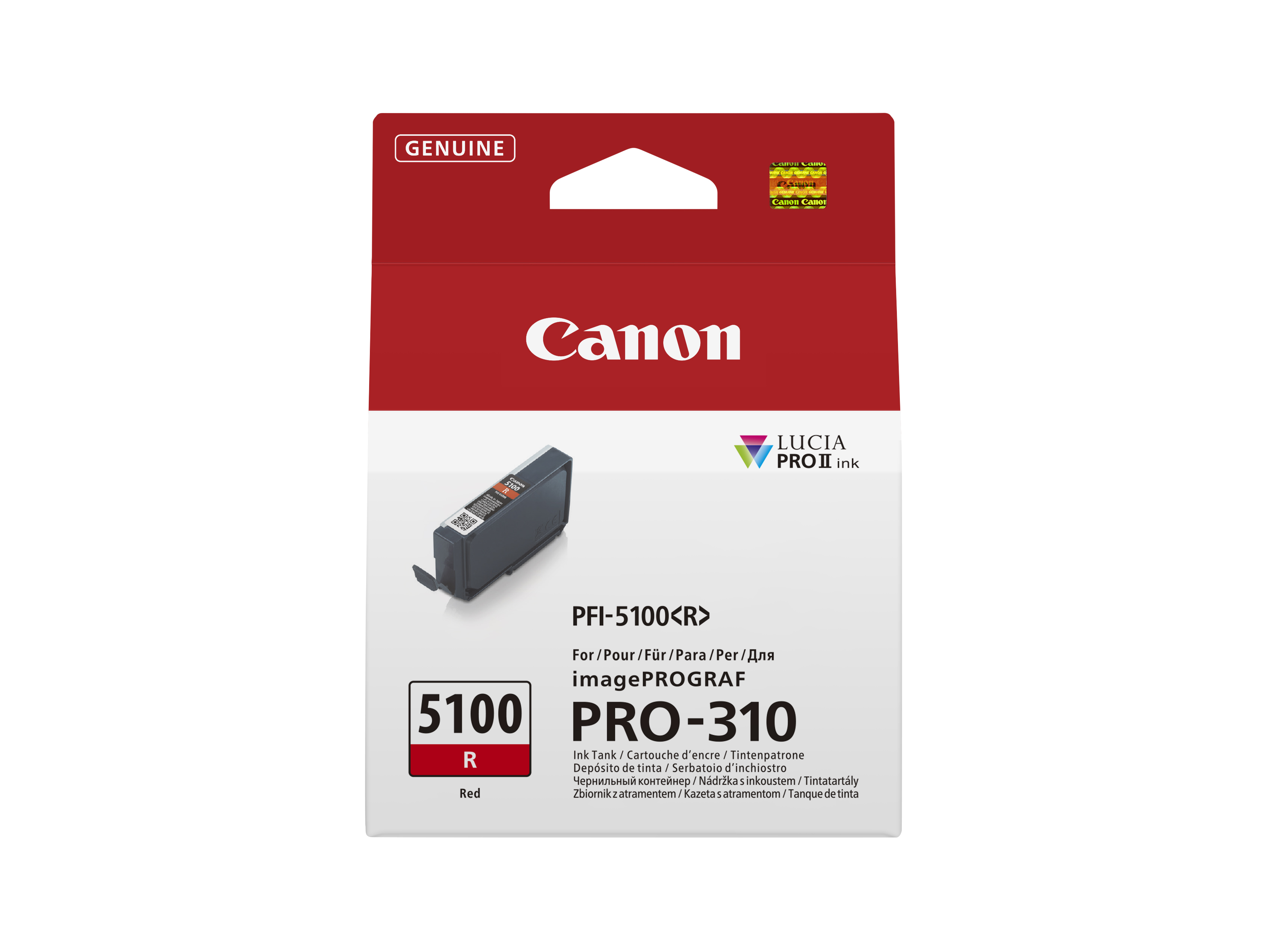 Canon PFI5100 Rot rot Druckerpatrone