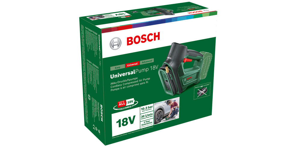 BOSCH Home Garden AkkuLuftpumpe UniversalPump 18V