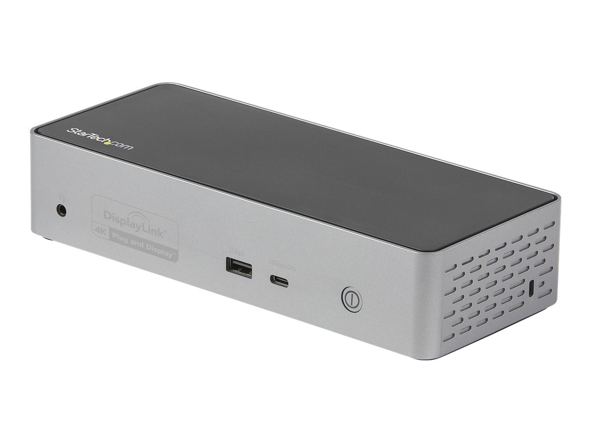 STARTECH.COM USB-C Dock 4K 60Hz Quad Monitor DisplayPort & HDMI Universal USB C Docking Station 100W Power Delivery Hub 1C 3A STARTECH.COM USB-C Dock 4K 60Hz Quad Monitor DisplayPort & HDMI Universal USB C Docking Station 100W Power Delivery Hub 1C 3A